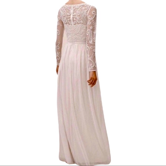 BHLDN Sinclair 6 Champagne Beaded Bodice Wedding Gown - Picture 4 of 16